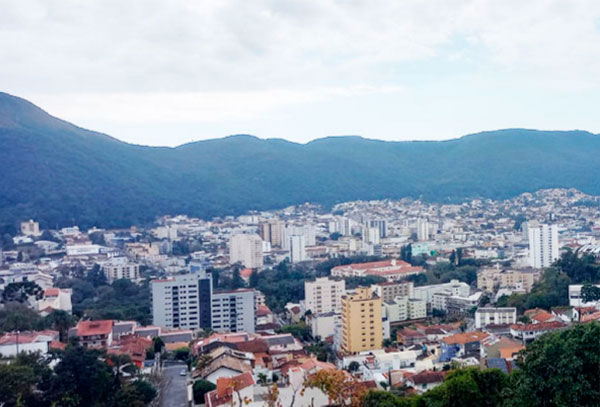 Vista panorâmica de Poços de Caldas