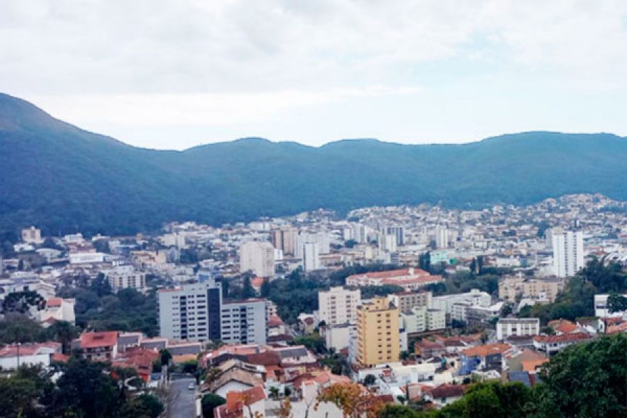 Vista panorâmica de Poços de Caldas